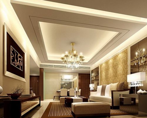 living room stretch ceiling