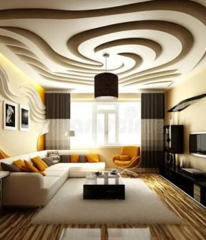 modern stretch ceiling design