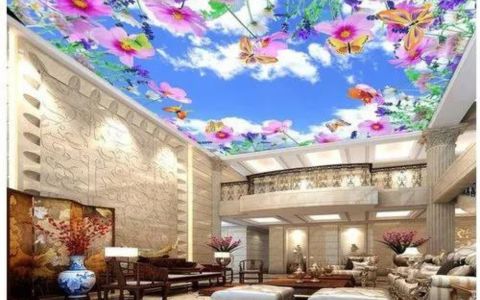 3d Stretch Ceiling in Dubai_
