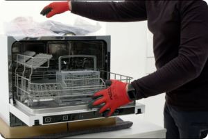 Compact dishwasher installation