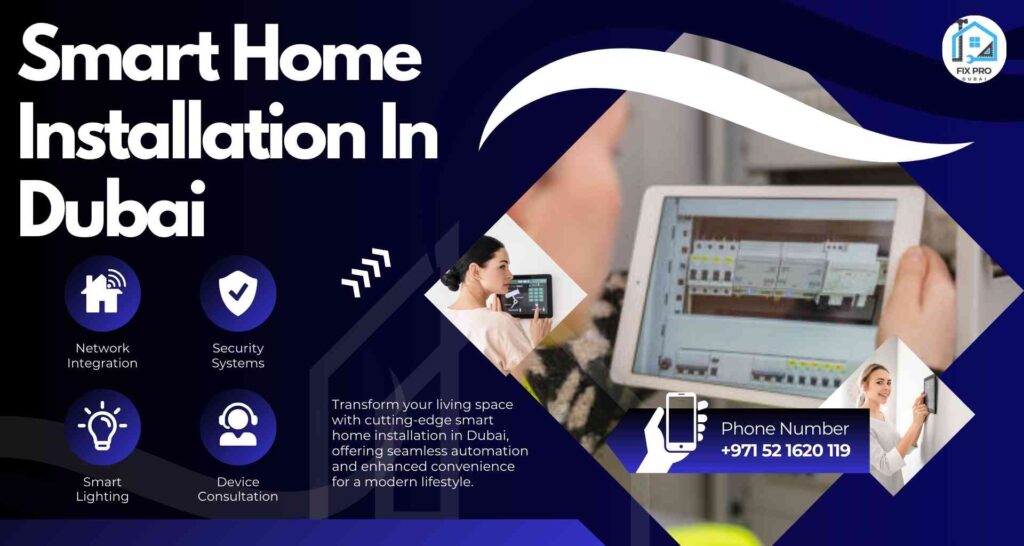 Smart home Installation in Dubai